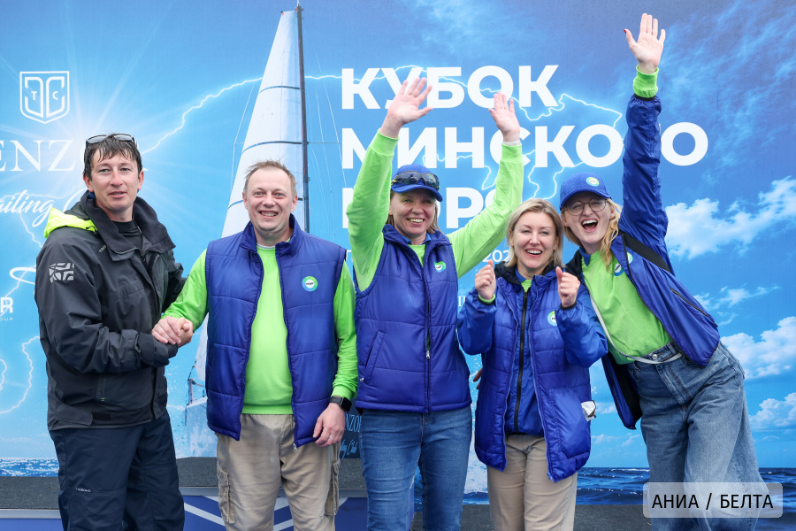 "Шахматы на воде". На Минском море прошла любительская воскресная регата 