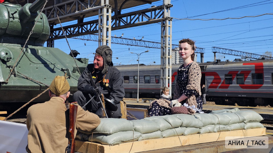 Прибытие Поезда Победы в Хабаровск